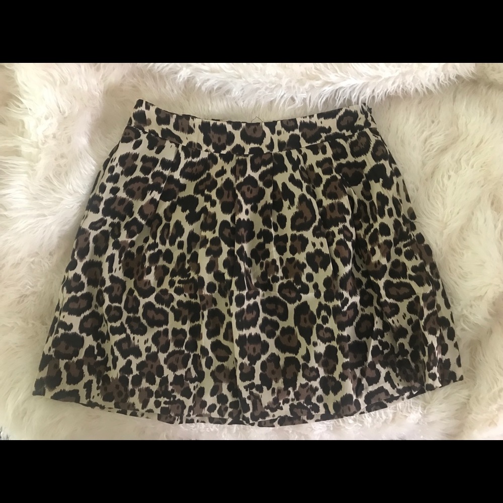 Cheetah Banana Republic Skirt
